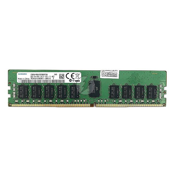 Memória RAM Samsung M393A1G40DB1-CRC4Q: DDR4, 8GB, 1Rx4, 2400T, RDIMM
