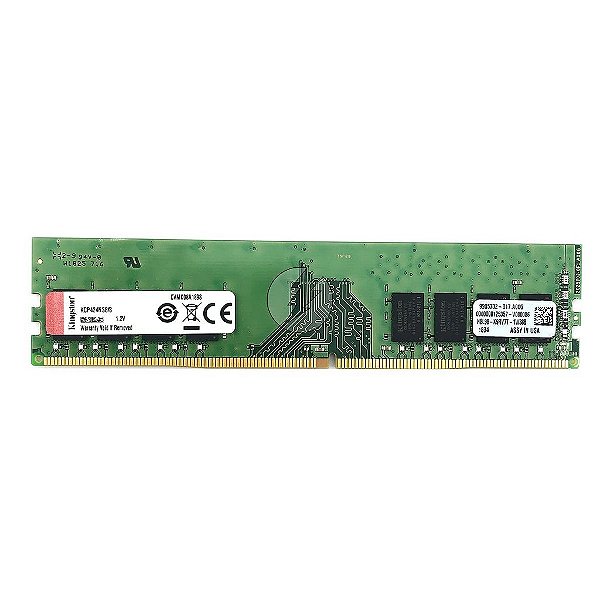 Memória RAM Kingston KCP424NS8/8: DDR4, 8GB, 1Rx8, 2400T, UDIMM