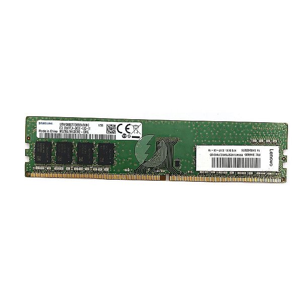 Memória RAM Samsung M378A1K43CB2-CRC SM30K25276: DDR4, 8GB, 1Rx8, 2400T, UDIMM