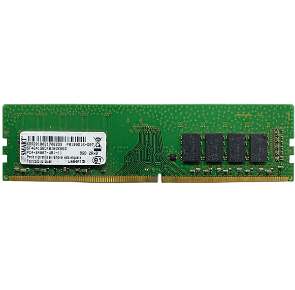 Memória RAM SMART SF4641G8CK8I8GKSBG U084B0GL 0JF1YD: DDR4, 8GB, 1Rx8, 2400T, UDIMM