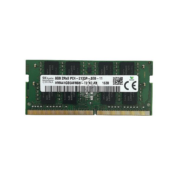 Memória RAM SK hynix HMA41GS6AFR8N-TF: DDR4, 8GB, 2Rx8, 2133P, SODIMM