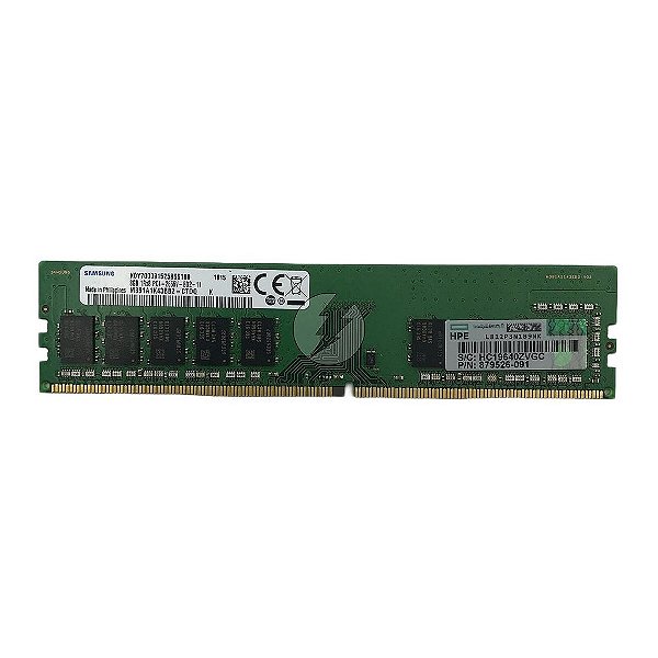Memória RAM Samsung M391A1K43BB2-CTD 879526-091: DDR4, 8GB, 1Rx8, 2666MHz, ECC UDIMM
