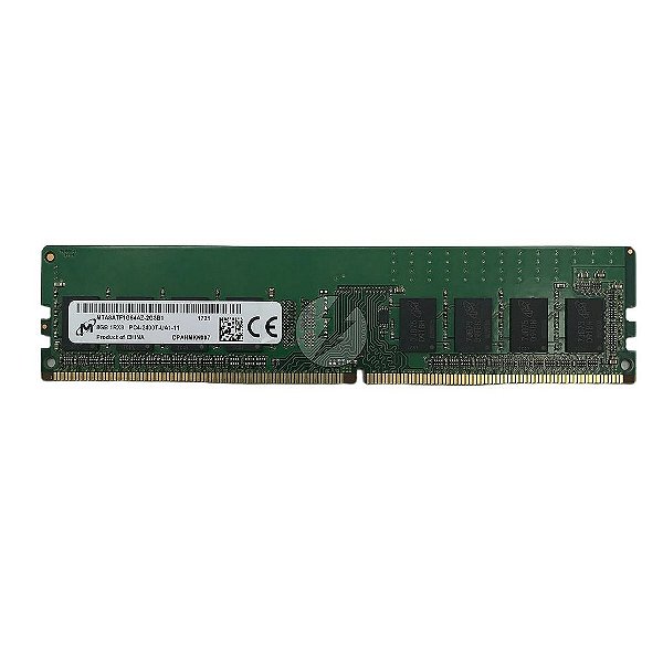 Memória RAM Micron MTA8ATF1G64AZ-2G3B1: DDR4, 8GB, 1Rx8, 2400T, UDIMM