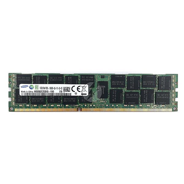 Memória RAM Samsung M393B2G70BH0-YH9: DDR3L, 16GB, 2Rx4, 1333R, RDIMM