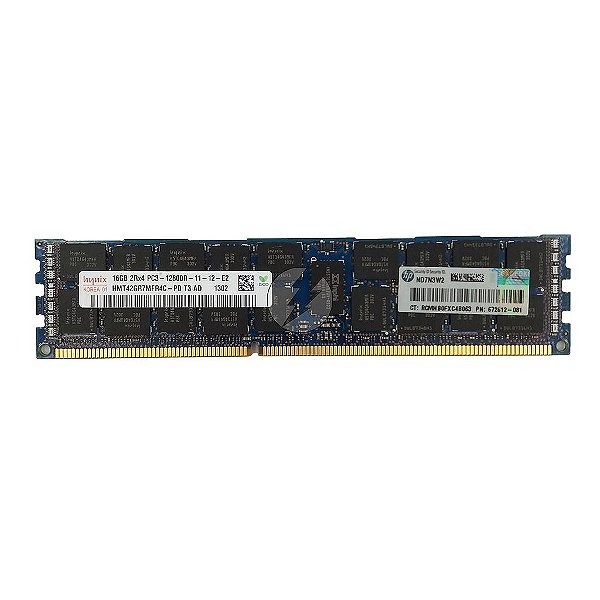 Memória RAM SK hynix HMT42GR7MFR4C-PB 672612-081: DDR3, 16GB, 2Rx4, 1600MHz, 12800R, RDIMM