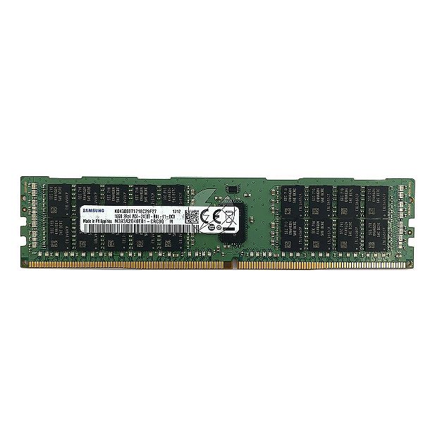 Memória RAM Samsung M393A2G40EB1-CRC SPNLSS: DDR4, 16GB, 2Rx4, 2400T, RDIMM