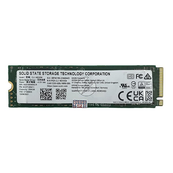 SSD 256GB, M.2 Nvme, 256Gb: CL1-8D256 3C07120411 CT20903