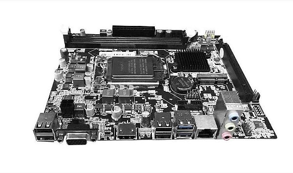 Placa mãe de computador Brazil PC BPC-HM55-NT: H55 LGA1156 D