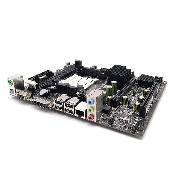Placa mãe Computador Brazil PC BPC-78LM2-M: AM2 DDR2