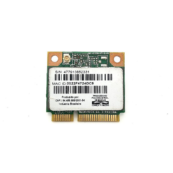 Placa de rede wireless para notebook Ralink RT5390