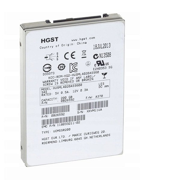 SSD Hitachi SAS 200GB 2,5" HUSML4020ASS600