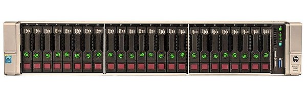 Servidor HP DL380 G9: 2 Xeon 22 Núcleos, 128Gb, 2x HD 1TB Sata, Placa 2x SFP+ 10Gb