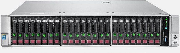 Servidor HP DL380 G9: 2x Xeon 22 Core, Ram 512GB, 29.2TB, Placa 2x QSFP+ 40GB