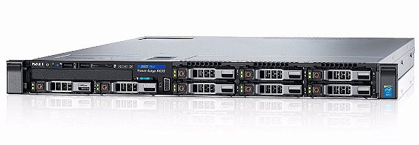 Servidor Dell R630: 2 Xeon 16 Core, 64GB, Placa 2x SFP+ 10GB, SEM HD (Acompanha 8 gavetas)