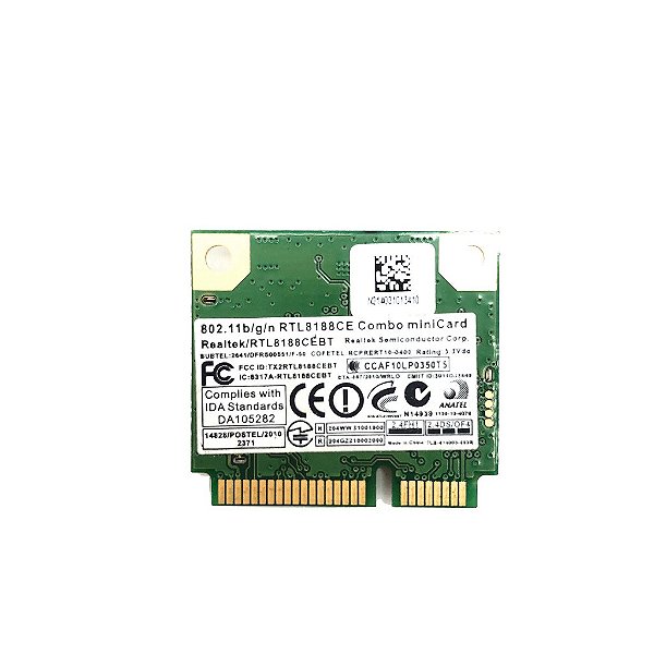 Placa Wireless Wifi para Notebook Positivo Sim+1060m Rtl8188ce