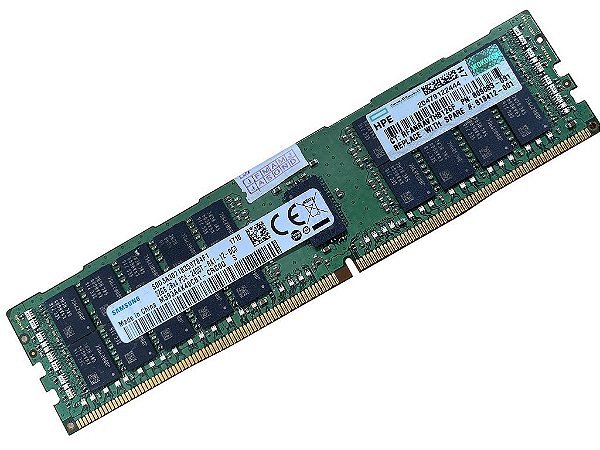 Memória HPE 809083-091 32GB DDR4 2400MHz 2Rx4 Ecc Registrado