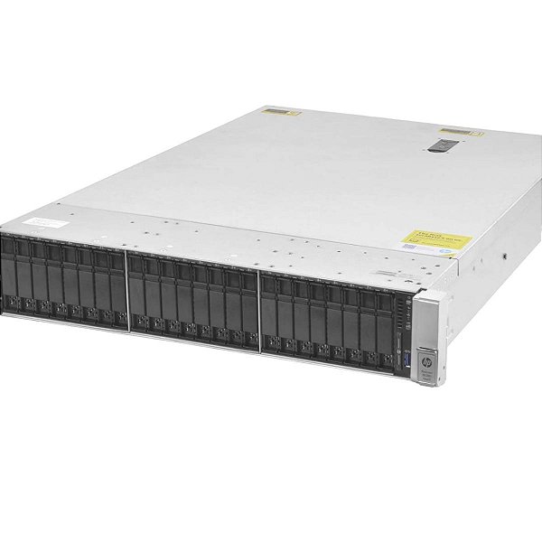 Servidor Hp DL380 G9 24 Baias: 2 Xeon 12 Core, 256Gb, SEM HD, QSFP, par de Trilhos