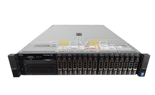 Servidor Dell R730: 2 Xeon E5-2673 V4 20 Núcleos, DDR4 128Gb, 2x HD SAS 600Gb