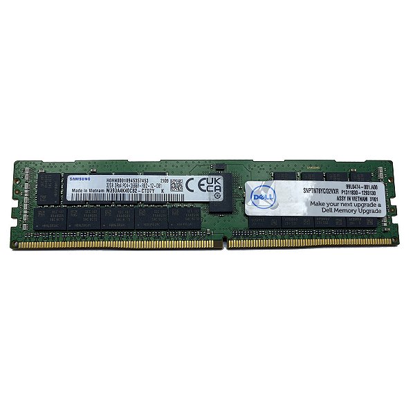 Memória Dell SNPTN78YC/32VXR 32GB 2666 Mhz VxRail ECC Regist