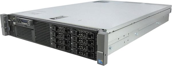 Servidor Dell R710 c/ 8 Baias 2,5": 2 Xeon Six Core L5640, 128Gb, 2x SATA 1 Tera