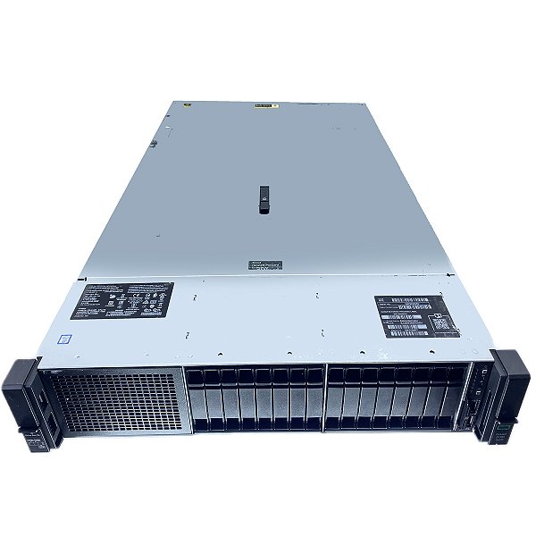 Servidor HP DL380 G10 c/ 16 Baias 2,5": 2 Xeon Gold 5120, Ram 192Gb, 2x SSD 480Gb + 5x SSD 960Gb Sata, QSFP 40Gb.