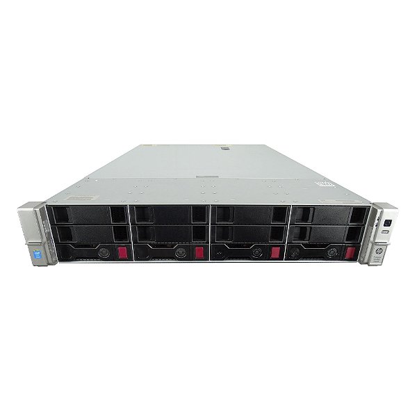 Servidor HP DL380 G9 4B: 2 Xeon E5-2680 V4 14 Core, Ram 128GB, (SEM DISCOS), Fontes DC -48v