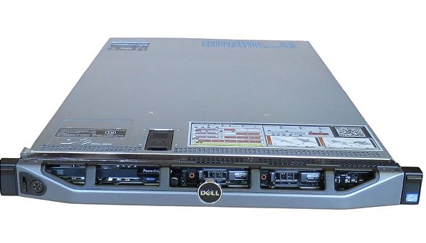 Servidor Dell R620 c/ 6 Baias de 2,5": 2 Xeon E5-2650, Ram 128Gb, 1.2 Tera Sas