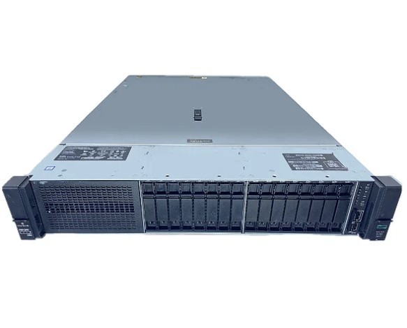 Servidor HP DL380 G10 c/ 16 Baias de 2,5”: 2 Xeon Gold 6138 20 Core, Ram 256GB, 2x SSD 400Gb SAS + 2x Nvme 2TB + 2x HD 3TB SATA, SFP+ 10Gb