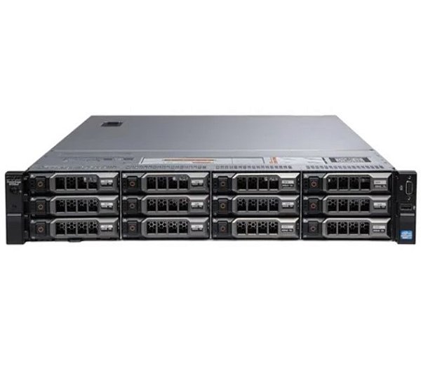 Servidor Dell R720 c/ 12 Baias de 3,5": 2x E5-2670, Ram 128GB, 2x SSD 512GB, 2x SFP+ 10Gb.