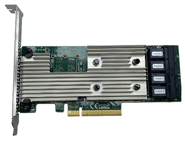 Placa Controladora LSi Broadcom 9305-16I, 12 Gbps, 16port PCi 3.0 Sas