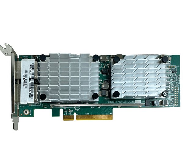 Placa De Rede 2x Portas Rj45 10gb Bcm-957810a1008g
