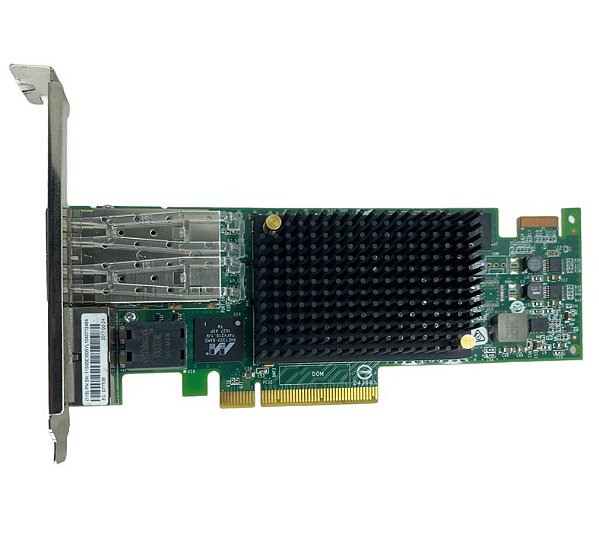 Placa De Rede 2x Sfp+ 10gb Fcoe 2 Base T Giga Pcie 00e3497