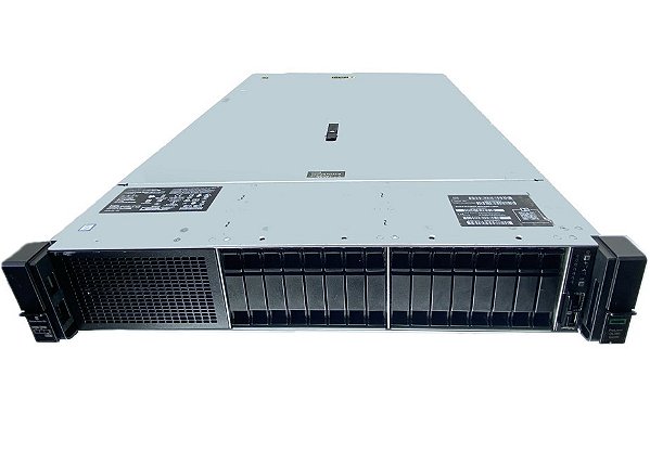 Servidor Hp DL380 G10 c/ 16 Baias 2,5": 2 Xeon Gold 18 Core, Ram 128Gb, 2x Nvme 800 Giga