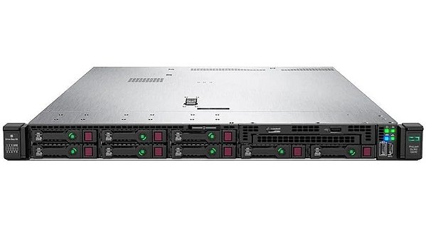 Servidor Hp DL360 G10 c/ 8 Baias 2,5": 2x Xeon 6138 20 Core, Ram 128Gb, 2x Ssd 512Gb Sata