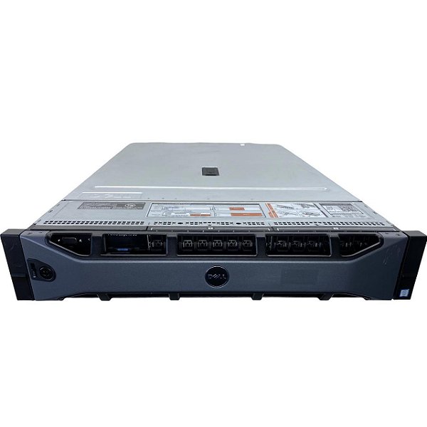 Servidor Dell R730 c/ 8 Baias 2,5": 2 Xeon E5-2680 v4, Ram 64Gb, 2x SAS 600Gb, Trilho