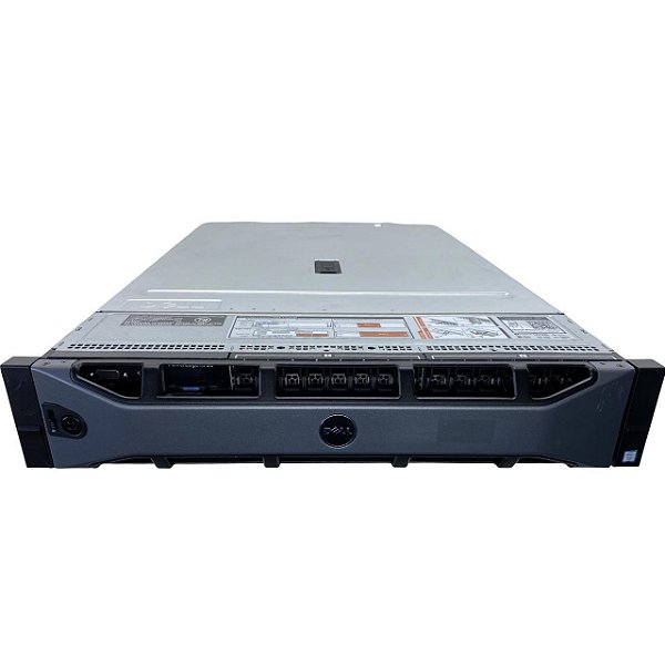 Servidor Dell R730 c/ 8 Baias 2,5": 2 Xeon E5-2680 v4, Ram 64Gb, 2x SSD SAS 800Gb, Trilho