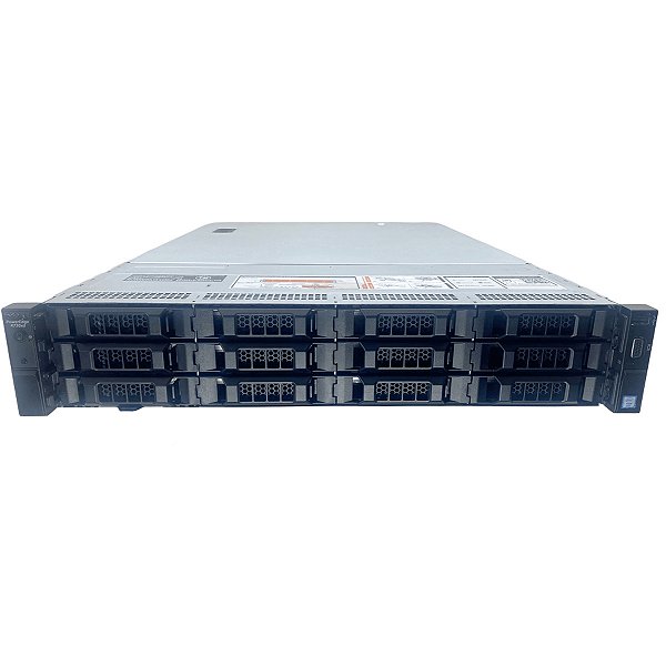 Servidor Dell R730 XD c/ 12 Baias 3,5": 2 Xeon E5-2680 v4, Ram 64Gb, 2x SAS 600Gb, Trilho