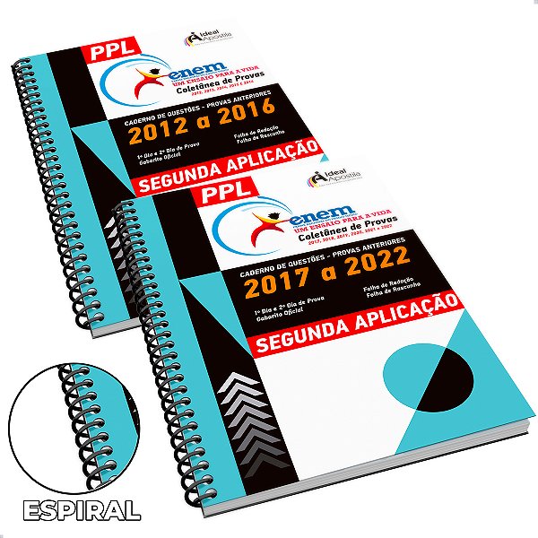 Apostila Enem PPL 1980 questões 11 Anos de Provas 2012 a 2022+ Gabarito Oficial