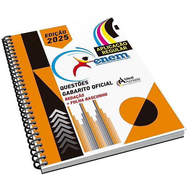 Apostila ENEM 16 Anos – 2009 a 2024 e kit completo