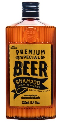 Shampoo Premium Beer 220ml QOD Barber Shop