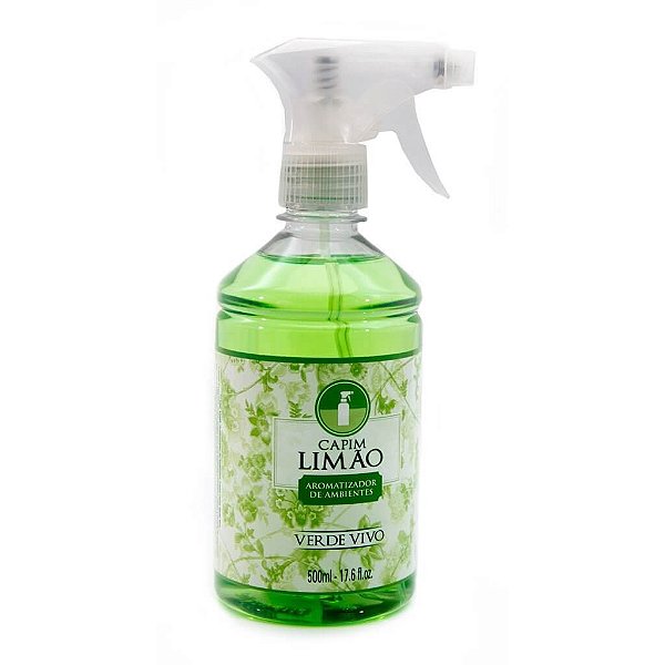 Spray Ambiente Capim Limão Spray 500ml Verde Vivo