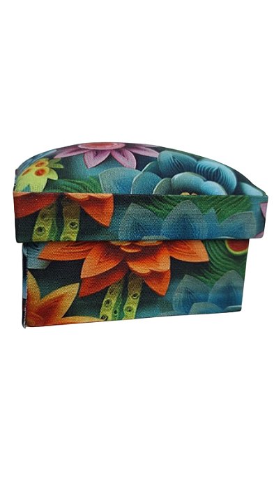 Caixa Mini Quadrada 9x9x5cm Vitoria Regia – com toque perfumado e delicado