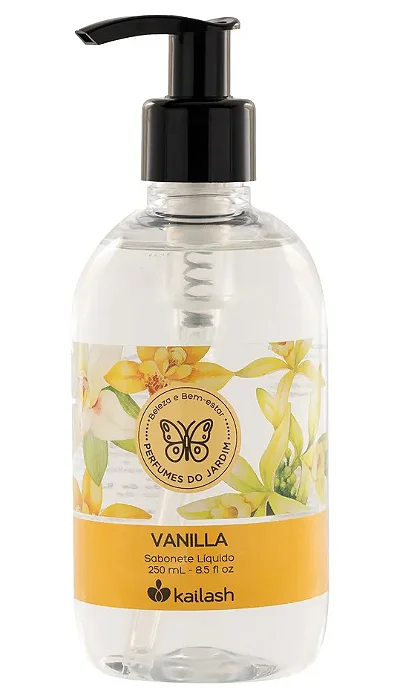 Sabonete Líquido Vanila - 250ML Kailash – cheio de estilo e personalidade