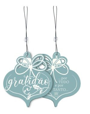 Enfeite Móbile Pequeno Gratidão Zenir Dzars – ideal para oferecer com carinho