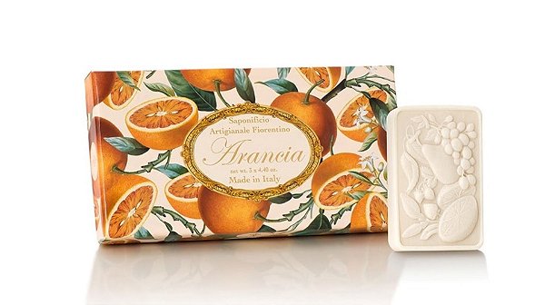 Estojo Sabonete Importado de Laranja Retangular 3X125gr – uma fragrância que conquista