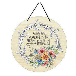 QUADRO COM APLIQUE AQUI NÃO FALTA AMOR...CELEBRAÇÃO 18X18 – para surpreender com charme