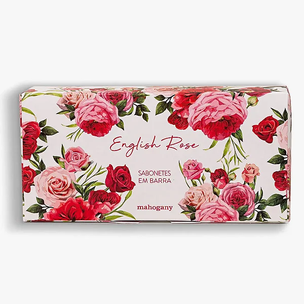 Kit 2 Sabonetes English Rose Mahogany – cheio de estilo e personalidade