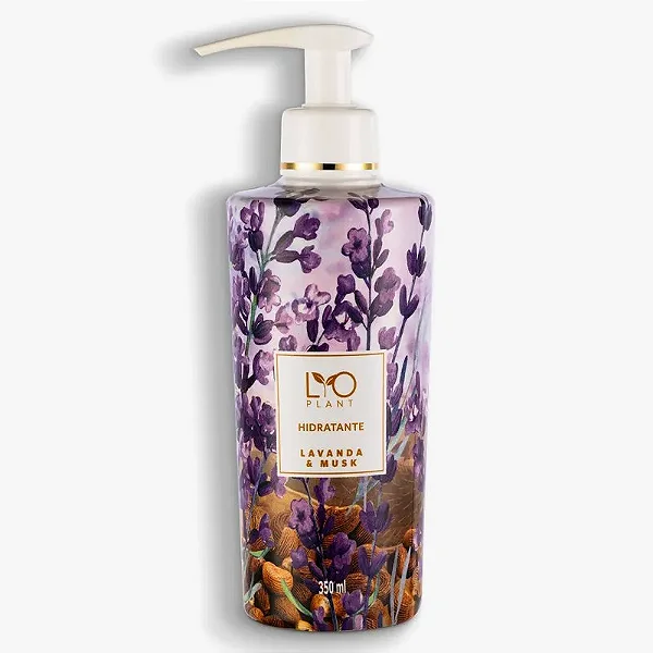 Hidratante Vegano Lavanda & Musk Lyoplant Mahogany 350ml – Calmaria e sofisticação para sua pele