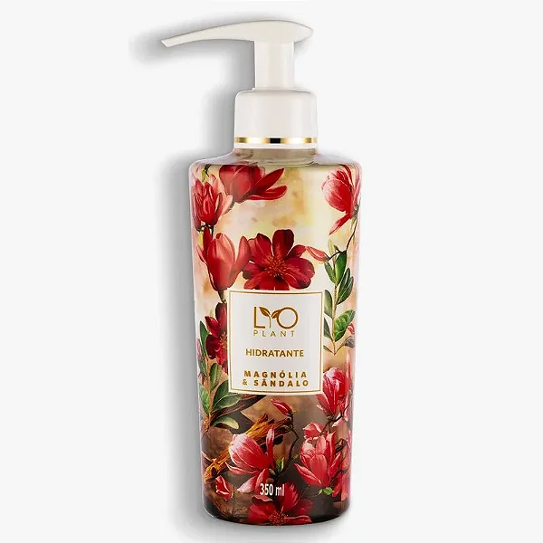 Hidratante Vegano Magnólia & Sândalo Lyoplant Mahogany 350ml – Um toque floral amadeirado para envolver sua pele com elegância