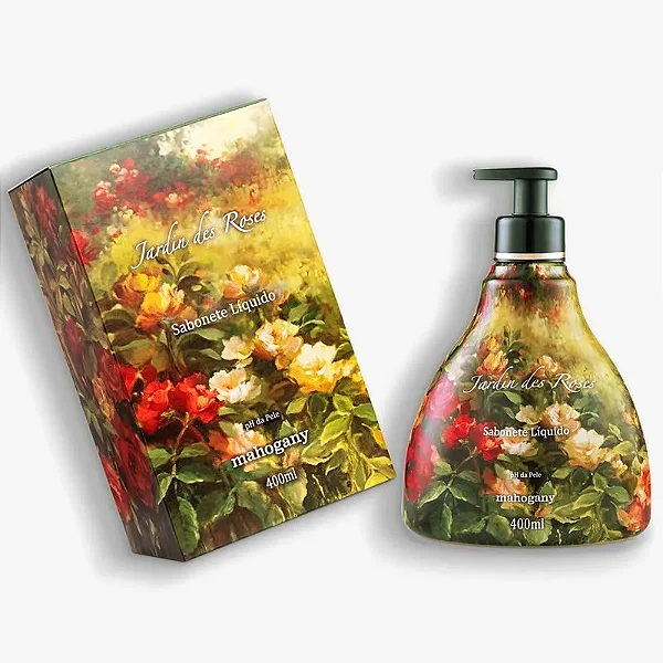 Sabonete Líquido Jardin Des Roses Mahogany 400ml – Um banho de elegância e perfume floral